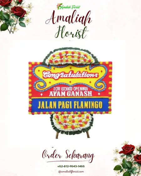 Sewa Papan Bunga Penatahan